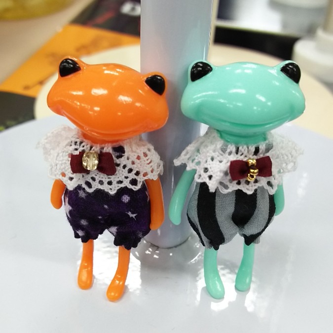 左：みかん　右：はっか