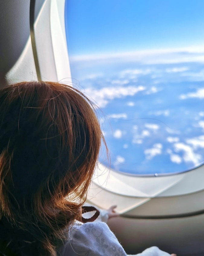 初めての飛行機🛫